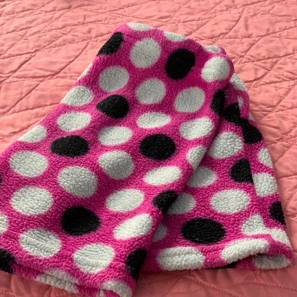 Fancy Girlz Fluffy Polkadotted Pj Shorts - Picture 2 of 3